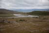 Blick zurück auf den grossen See Virihaure