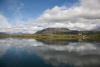 Samenhütten am Ende des Sees