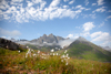 Blick zur südwestlichen Bergkette