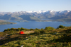 Zeltplatz im Aufstieg zum Husfjellet